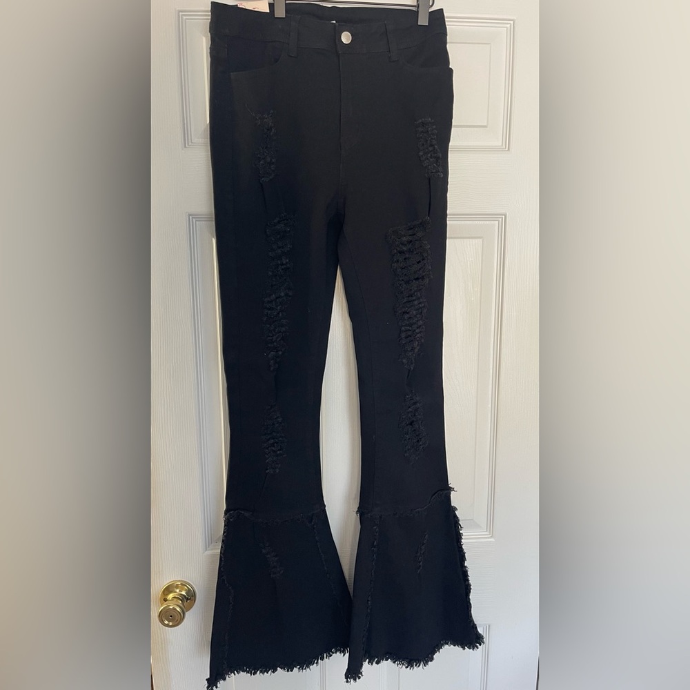 Black Flare & Wide Leg Jeans